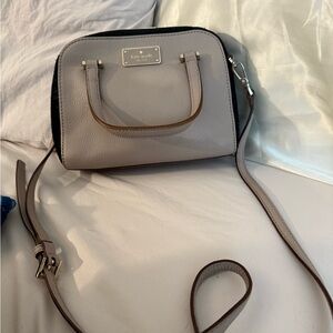 Kate Spade Taupe Leather Crossbody Bag